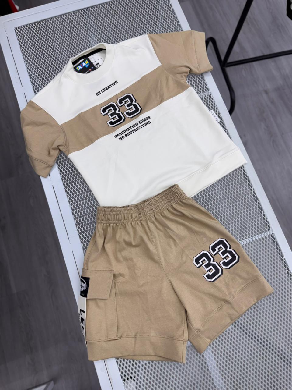Conjunto Oversize estampado “Be Creative 33”