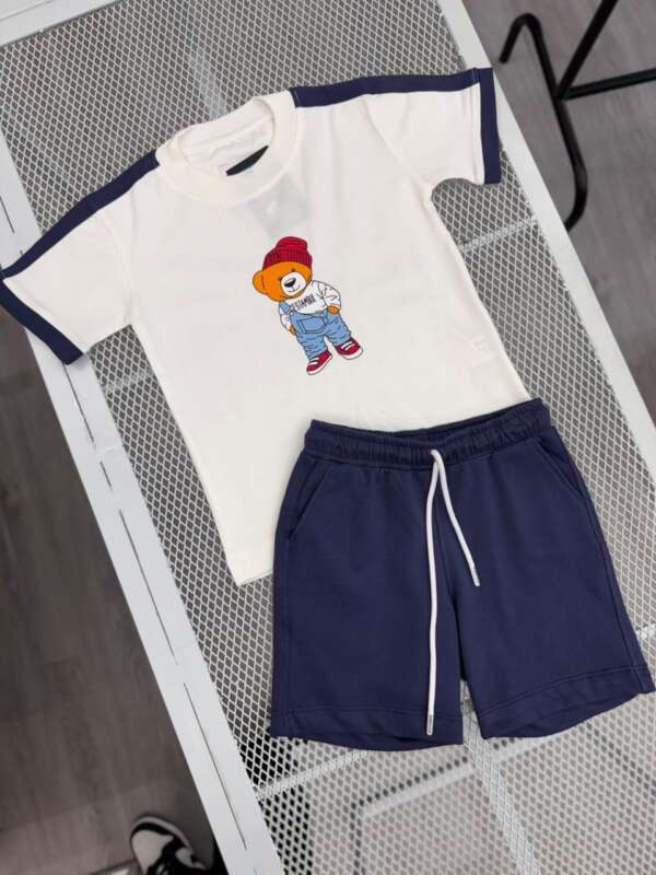 Conjunto Osito Azul Oscuro