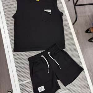 Conjunto para niño sin mangas