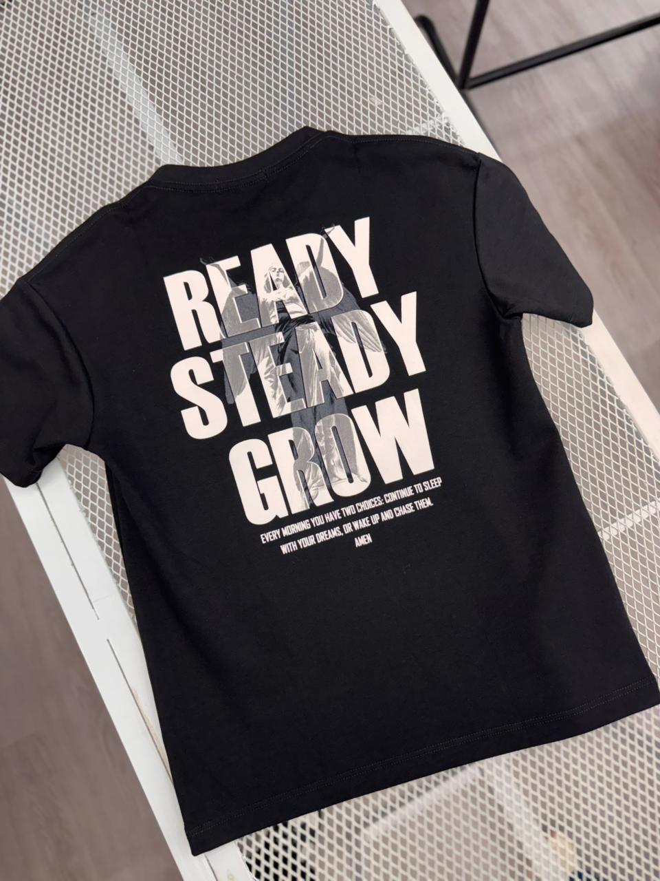 Camiseta Negra Grow - Imagen 2