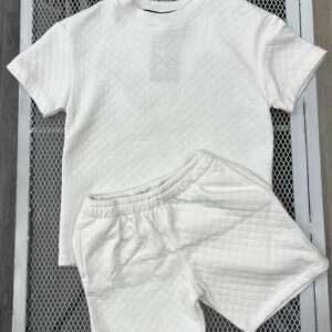 Conjunto Blanco Texturizado