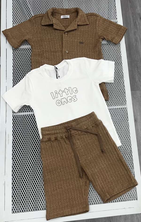 Conjunto 3 Piezas Texturizada