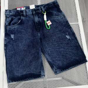 Bermuda Denim Degradado Oscuro