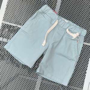 Bermuda Dril Cordón Azul Claro