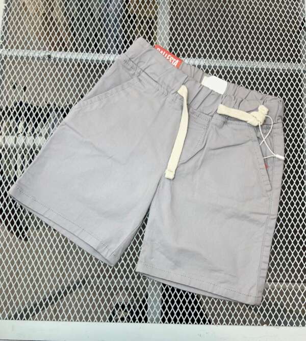 Bermuda Dril Cordón Gris