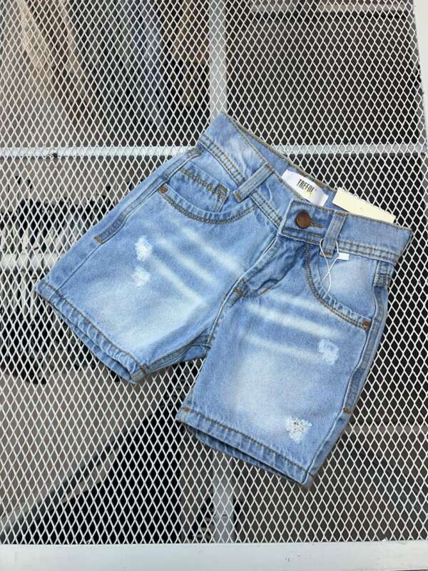 Bermuda Jean Azul Claro
