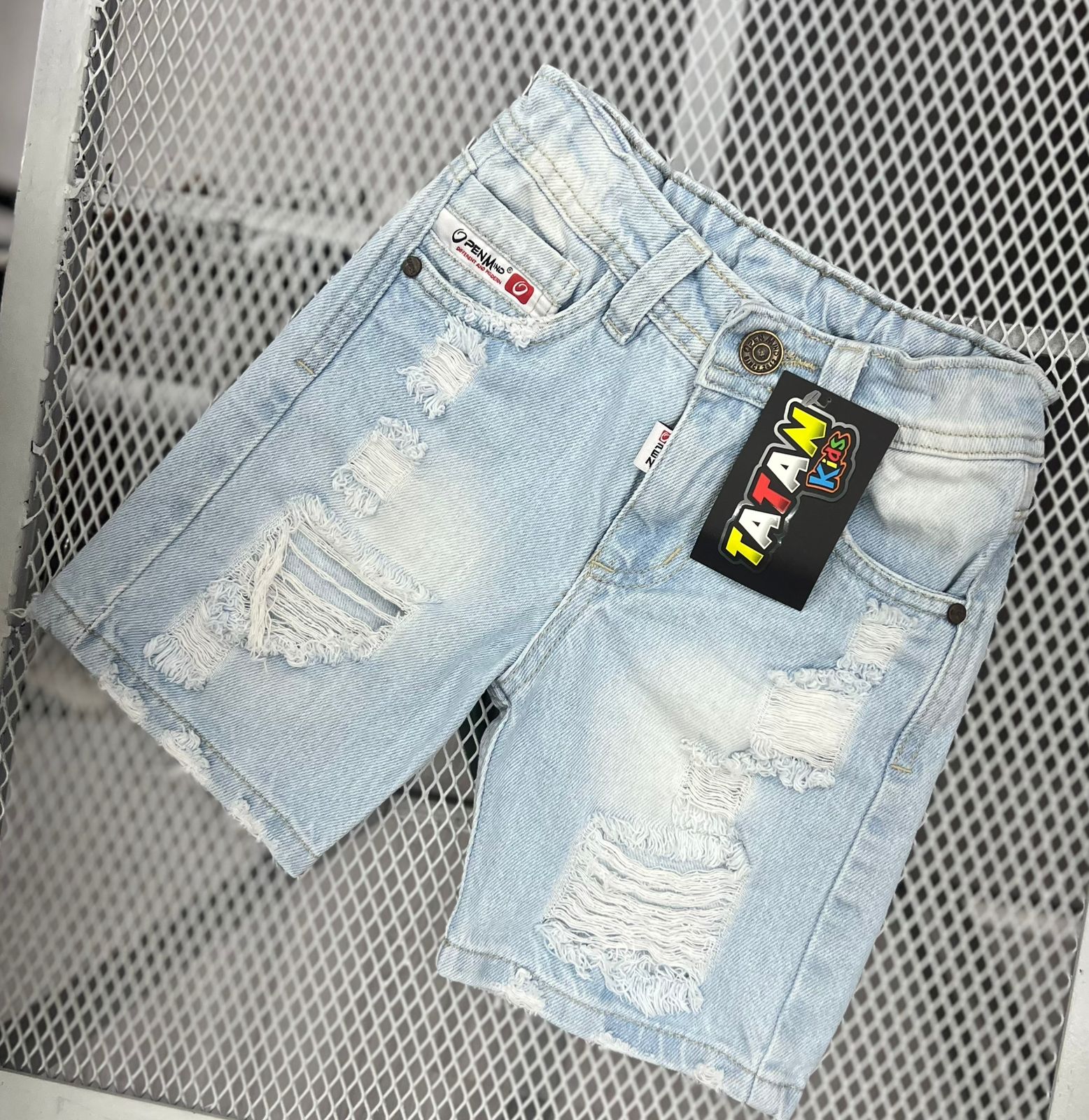 Bermuda Jeans Clara-Rasgada