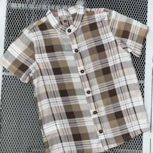 Camisa De Cuadros Café