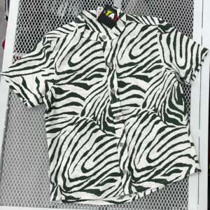 Camisa Zebra Verde Oscuro