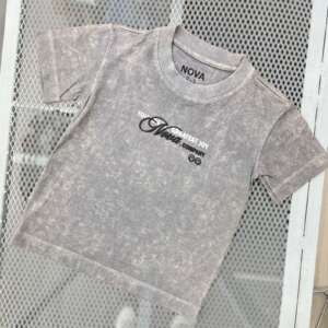 Camiseta Acid Wash Gris