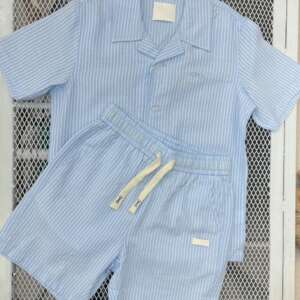 Conjunto Bebé Alan Azul Claro