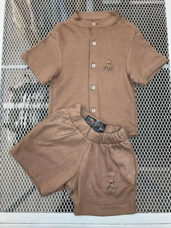 Conjunto Bebé Café