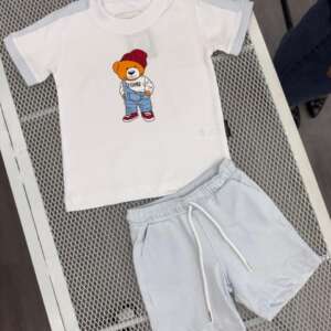 Conjunto Osito Azul Claro