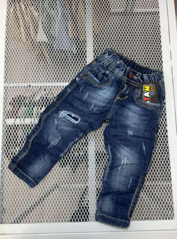 Jean Azul Degradado Con Destroyer